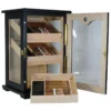 150 CT Black Cigar Humidor Wooden Cabinet for Cigars, buy humidor online