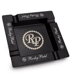 Rocky Patel Black Square 4-Finger Ashtray
